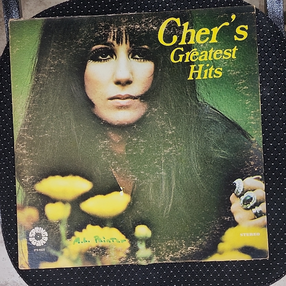 CHER'S GREATEST HITS VINYL RECORD